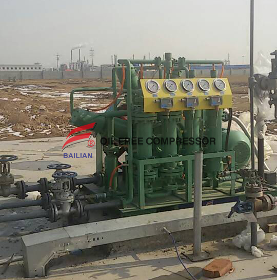 Nhà máy thép sử dụng máy nén khí hydro không dầu loại V